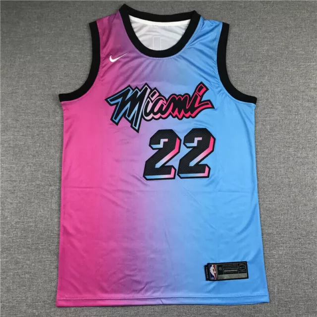 Nike Basketball NBA Miami Heat Swingman jersey in pink/blue