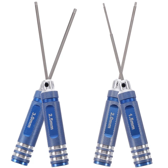 4 Pcs Hexagon Screwdriver Wrench Tool Balldriver Screwdrivers