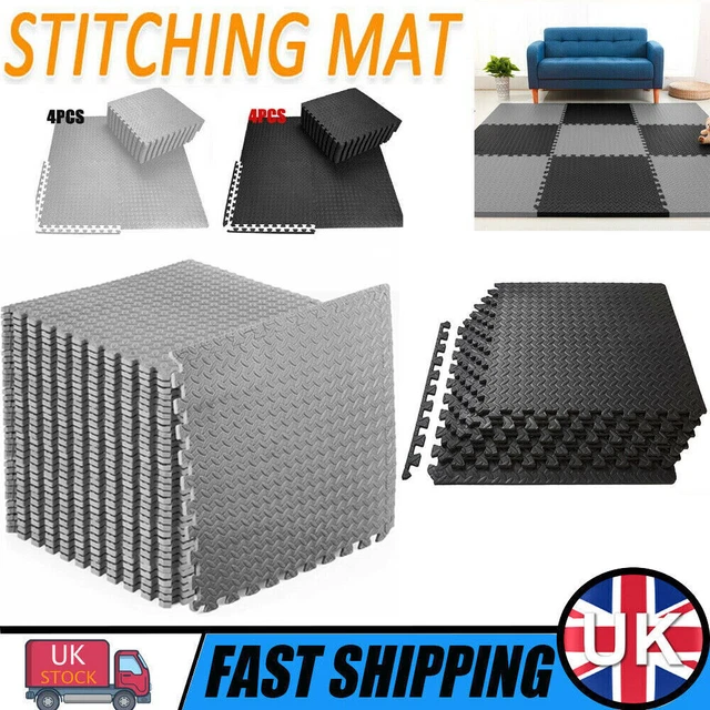 EXTRA THICK GYM Flooring Interlocking Floor Mats Eva Soft Foam Mat Yoga