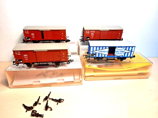 Wagon Plat Trix 24314 – Chargement Chaudière Vapeur – Échelle HO – Occasion Boîte