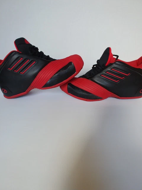 ADIDAS 2005 TMAC1 Men's Basketball Shoes Tracy Mcgrady Black/Red size 10  1/2 EUC $142.50 - PicClick