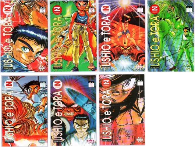 Ushio e Tora lotto 7 Numeri 3/10 Z compact Granata Press 1994