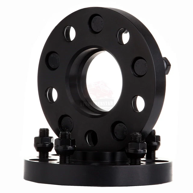 2 PCS 20mm 5x4.75 5x120.65 5x120.7 Black Wheel Spacers For Chevrolet Corvette