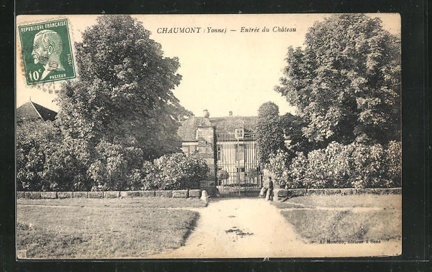 CPA Ville-devant-Chaumont – Maison Communale, Carte Postale Ancienne