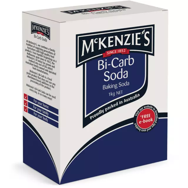 Mckenzies Bi Carb Baking Soda Powder 1kg