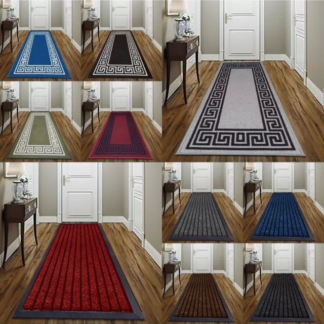 Non Slip Door Mats Long Hall Hallway Runner Rug Washable Rugs Kitchen Floor Mat