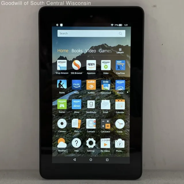 Amazon Kindle Fire 5th Gen 16GB SV98LN eReader Tablet, Reset & Works-TESTED