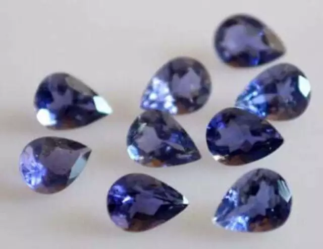 Sale!! Great Natural IOLITE 3X5 mm Pear Faceted Cut Loose Gemstone