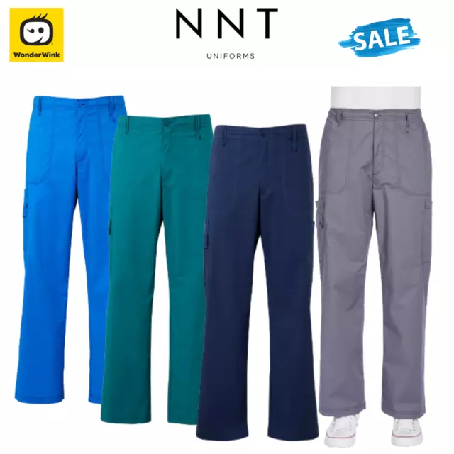 SALE NNT Wonderwink Unisex Scrub Cargo Pant Elastic Hospital Nursing CATCJM