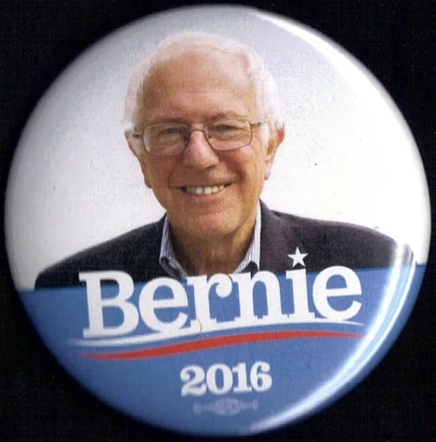 2016 Bernie Sanders 2-1/4" / (D)Presidential Hopeful Campaign Button(Pin01)