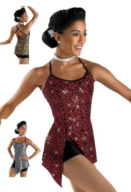 NEW Weissman Dance Costume Skate Dress Jazz Tap Twirl Ballet 5787 Child Adult