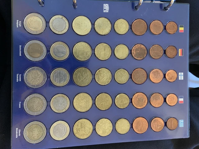 Album Numismatique PRESSO, Euro-Collection Tome 1 et 2, LEUCHTTURM