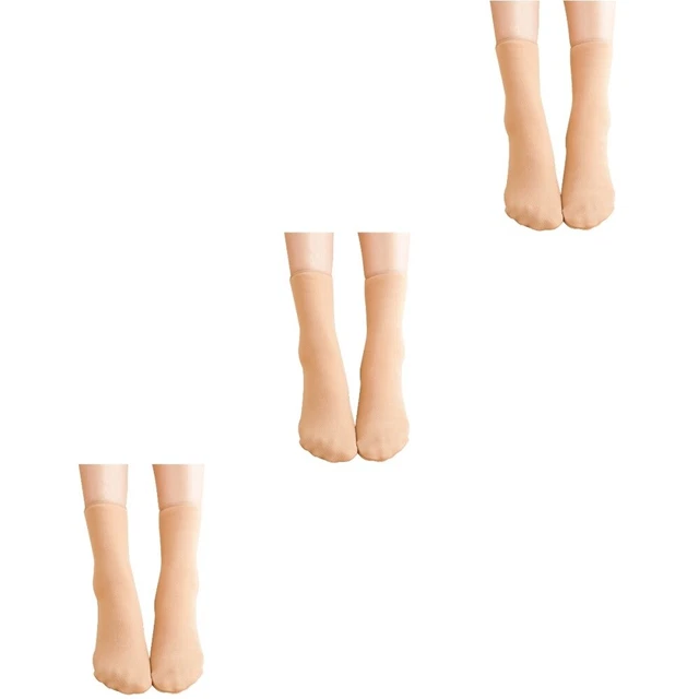 3 Pairs chaussettes épaissies Chaudes chaussettes épaissies Rembourrées Moyen