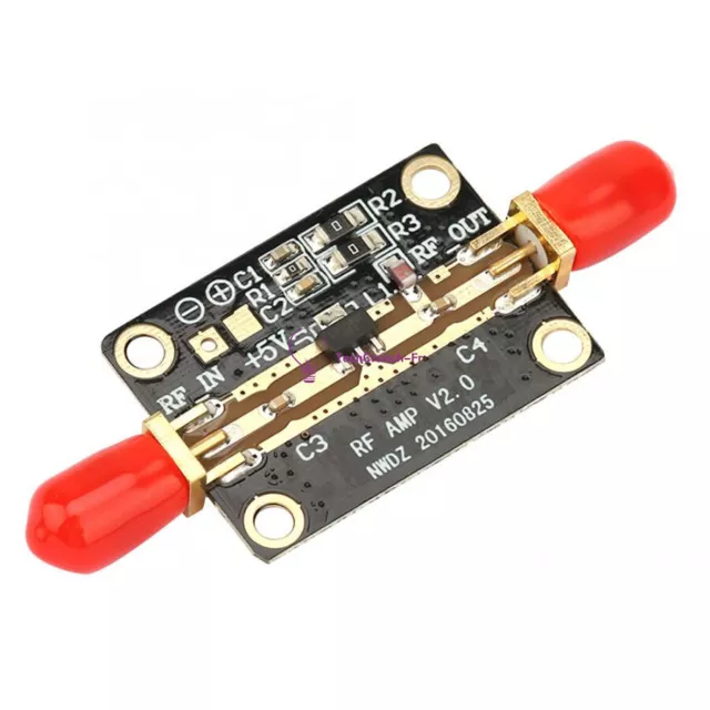 1PC Ultra-Low Noise LNA 0.05-4G NF=0.6dB RF Amplifier FM HF VHF / UHF Ham Radio