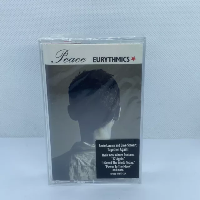 EURYTHMICS - PEACE -  CASSETTE TAPE ALBUM 1999 New Sealed Rare USA Import
