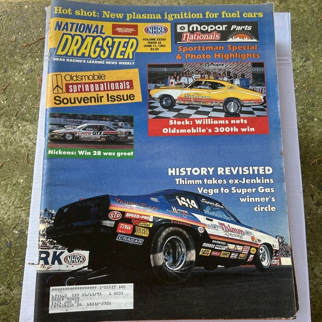 National Dragster Magazine 11 mai 1990 numéro 17 volume XXXI