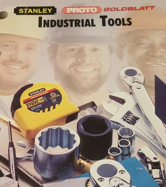 STANLEY PROTO GOLDBLATT Industrial Tools Catalog T97013 Very Good
