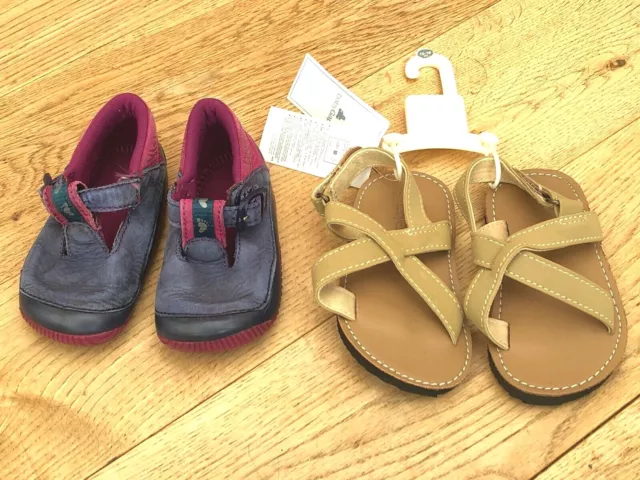 Pacchetto di scarpe per bambine taglia 3 Clarks 12-18 mesi bimbo