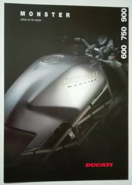 Prospectus Catalogue Brochure Moto DUCATI MONSTER