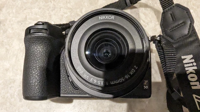 Nikon Z50 camera with DX 16-50mm lens - excellent - light use