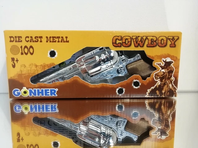 GONHER DIECAST 100 Shot Cowboy Gun Revolver EUR 11,99 - PicClick IT