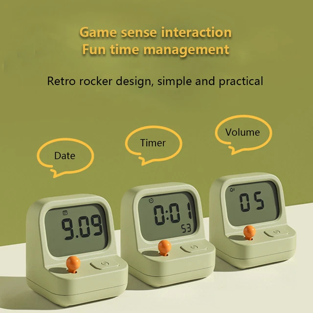 Alarm Clock Multi Function Game Machine Alarm Clock for Boys Nostalgic Dormitory