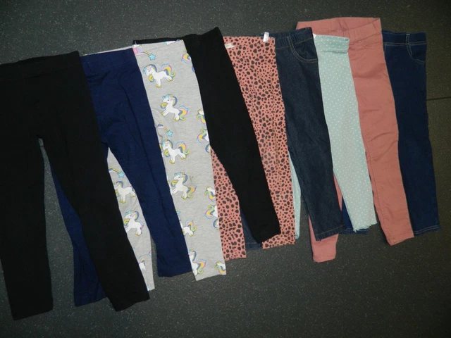 Girls Leggings Clothes Bundle age 3/4 Years Slim Fit Used