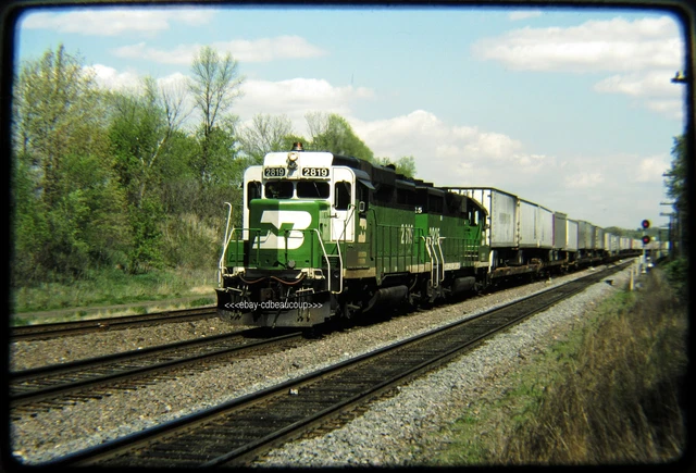 Railroad Slide Burlington Northern BN 2819  1990