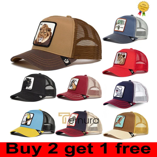 Men Women Farm Animal Mesh Baseball Cap Snapback Hip Hop Breathable Trucker Hat