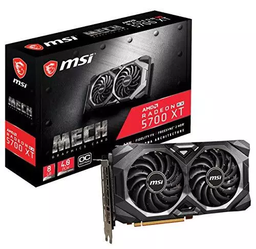 MSI Gaming Radeon RX 5700 XT 8GB MECH OC 1925 MHz 256-bit 8GB GDDR6 DP/HDMI Dual