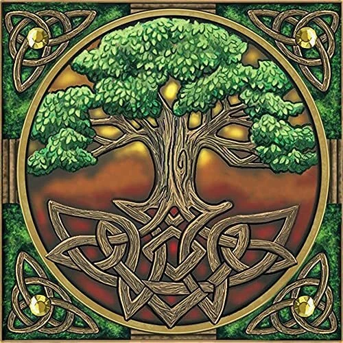 Goofong Diamond Painting Erwachsene Baum des Lebens, DIY 5D Diamant Painting