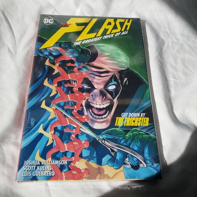 The Flash: the Greatest Trick of All, cut down by the trickster DC HARDCOVER