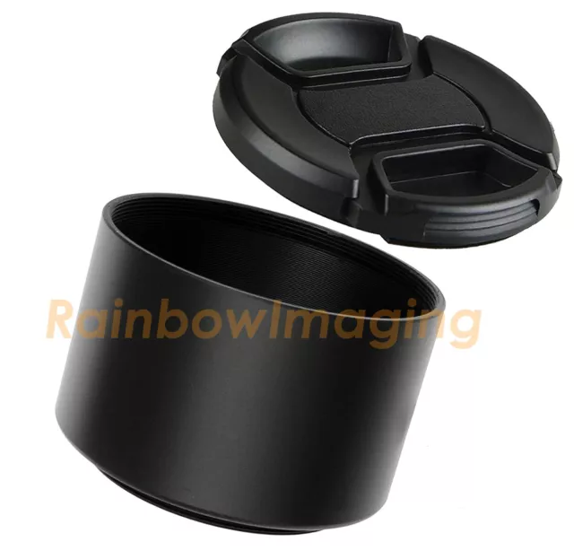 58mm Tele Metal Lens Hood for Olympus Nikon Canon Simga Minolta Telephoto lense