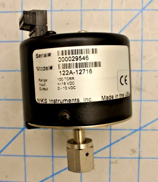 122A-12716 / Transducer Pressure 0-100 Diffusion  122A / Mks