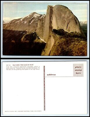 CALIFORNIA Postcard - Yosemite Valley, Half Dome from Glacier Point M33