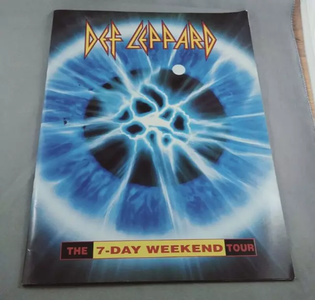 Def Leppard - The 7 Day Weekend Tour 1992/93 - Original Concert Program