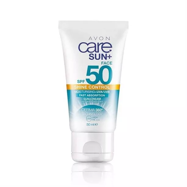 Avon Care Sun Face & Body shine control Moisturising Sun Cream SPF50 - 50ml