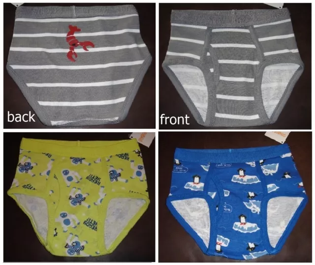 Sesame Street Toddler Boys 3 Pack Assorted Color Underwear Briefs Size 4T