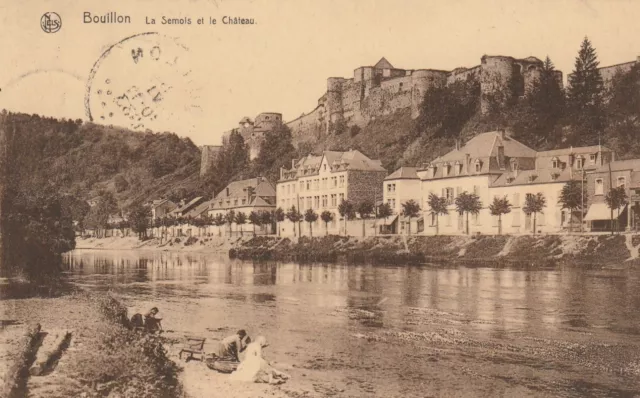 CPA BELGIQUE BOUILLON La Semois et le Chateau