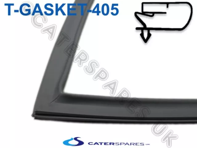 T6-Gasket-405 Inomak Commercial Counter Fridge / Freezer Grey Door Gasket Seal