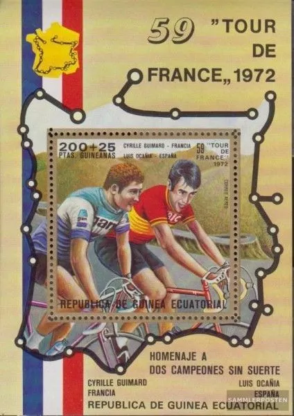 Äquatorialguinea Block72 (kompl.Ausg.) gestempelt 1973 Tour de France