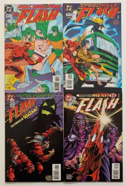 Flash #105 to #108 (DC 1995) 4 x FN+ & VF condition issues