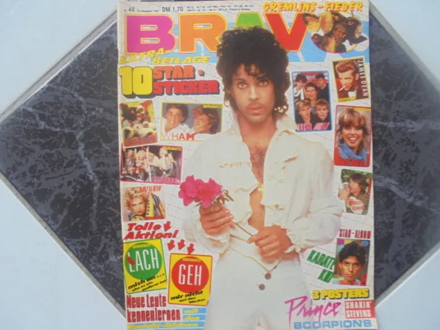 BRAVO 49/1984 TB:Price u. Farbposter!/SS:Duran Duran/Karate Kid/Scorpions/Kiss!