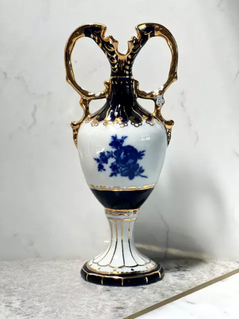 Royal Bohemia DUX Porcelain Cobalt Blue
