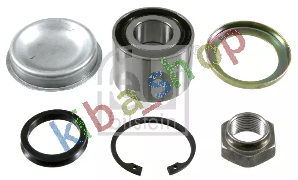 Rear Axle Left Rear Axle Right Wheel Bearing - Single Rear Fits Citroen Ax 2