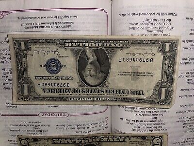 1935  Series D One Dollar Bill US Currency Paper Money SILVER CERTIFICATE Note
