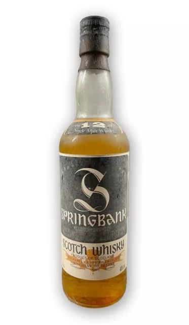 Whisky Springbank 12 Ans. Single Malt 75 Cl. Mise En Bouteille Dans Les Annees 6