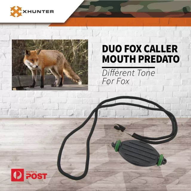 Duo Fox Caller Mouth Predator Game Call Whistle Different Tone For Fox Hunting