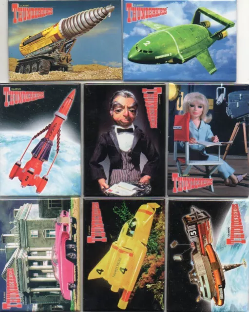 Thunderbirds - Fridge Magnets - New and Sealed - 8 Different - Ideal Present