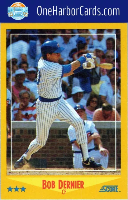 1988 Score Chicago Cubs #451 Bob Dernier
